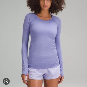 Lululemon swiftly tech long sleeve shirt - periwinkle